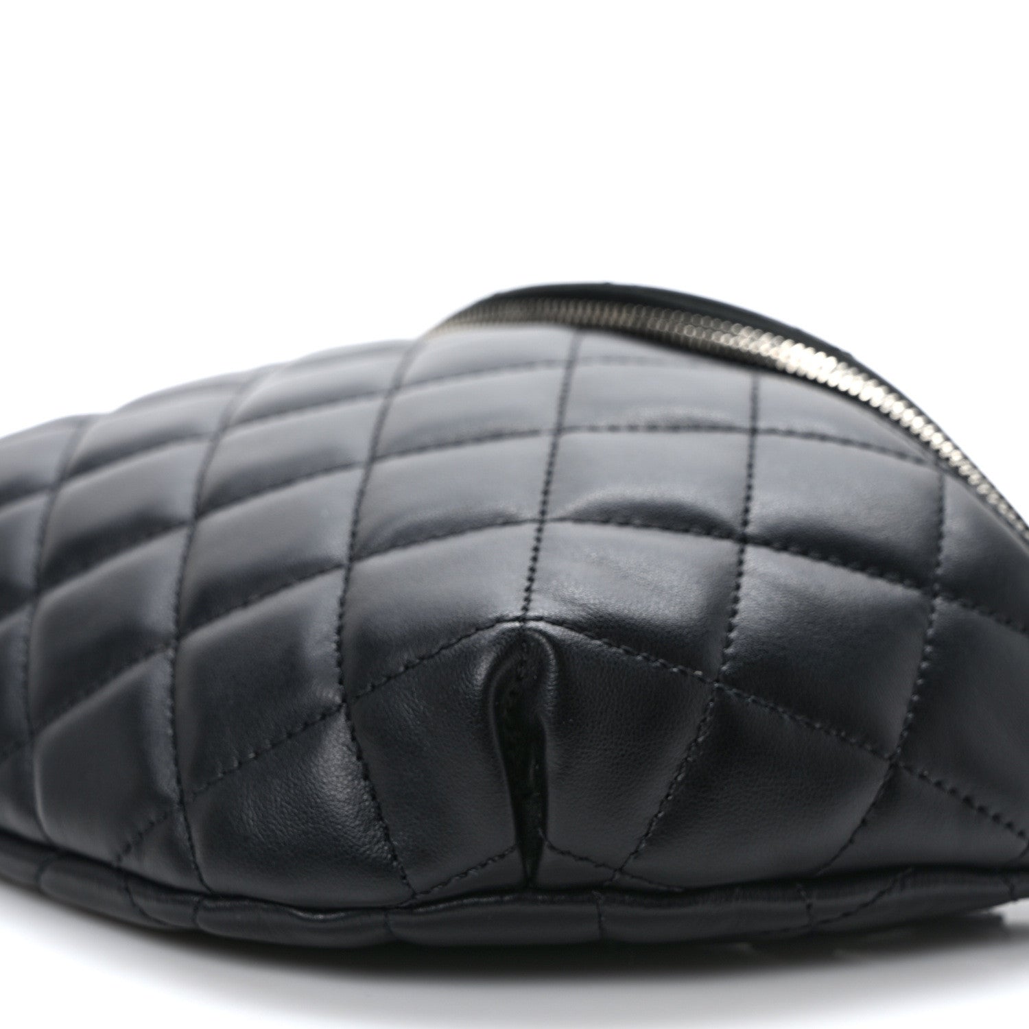 Chanel Lambskin Quilted Waist Belt Bag Black 9 of 9