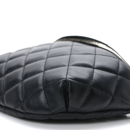Chanel Lambskin Quilted Waist Belt Bag Black 9 of 9