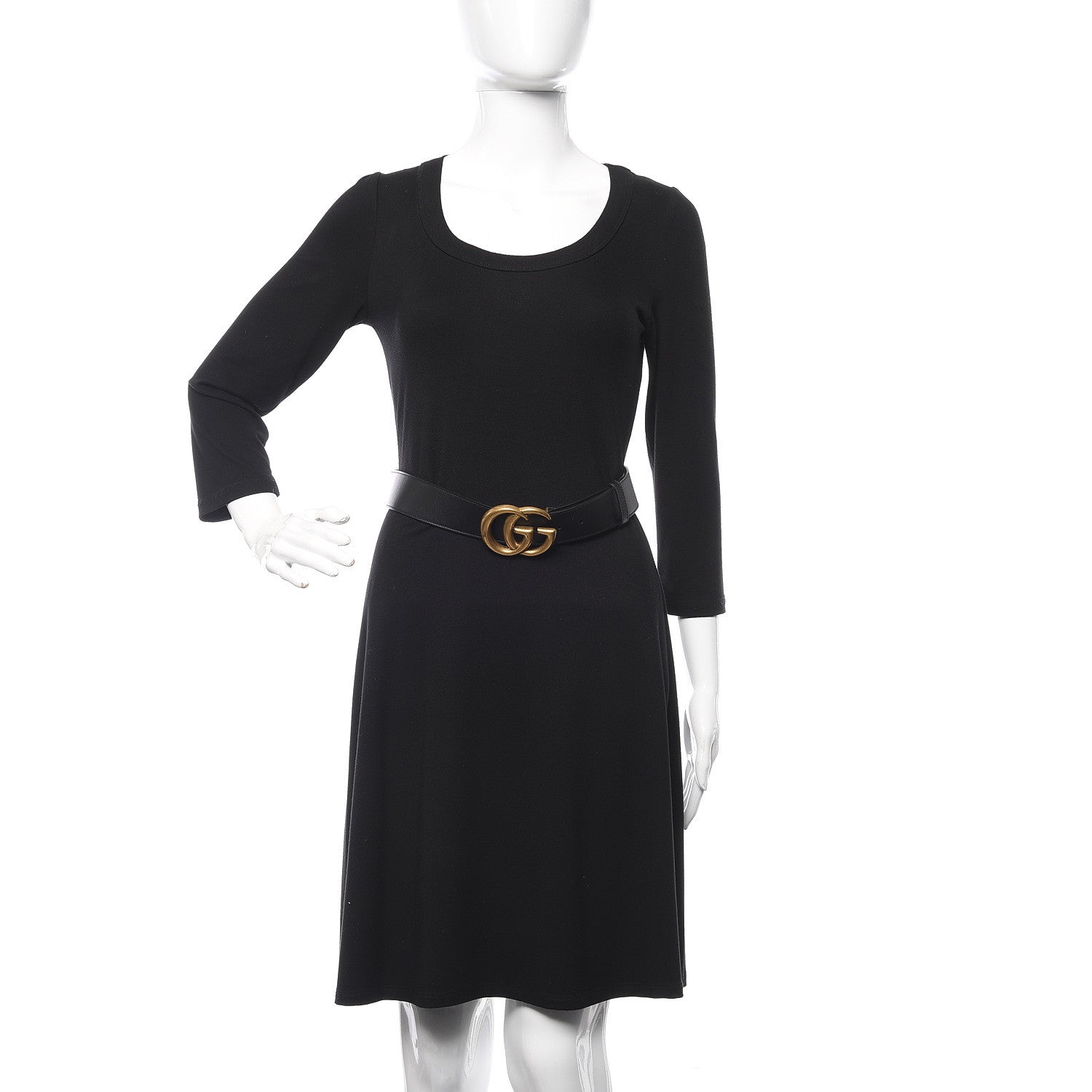 Gucci Calfskin Double G 40mm Belt 100 40 Black 2 of 6
