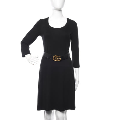 Gucci Calfskin Double G 40mm Belt 100 40 Black 2 of 6