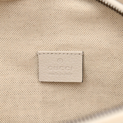 Gucci Grained Calfskin Logo Belt Bag White 6 of 8