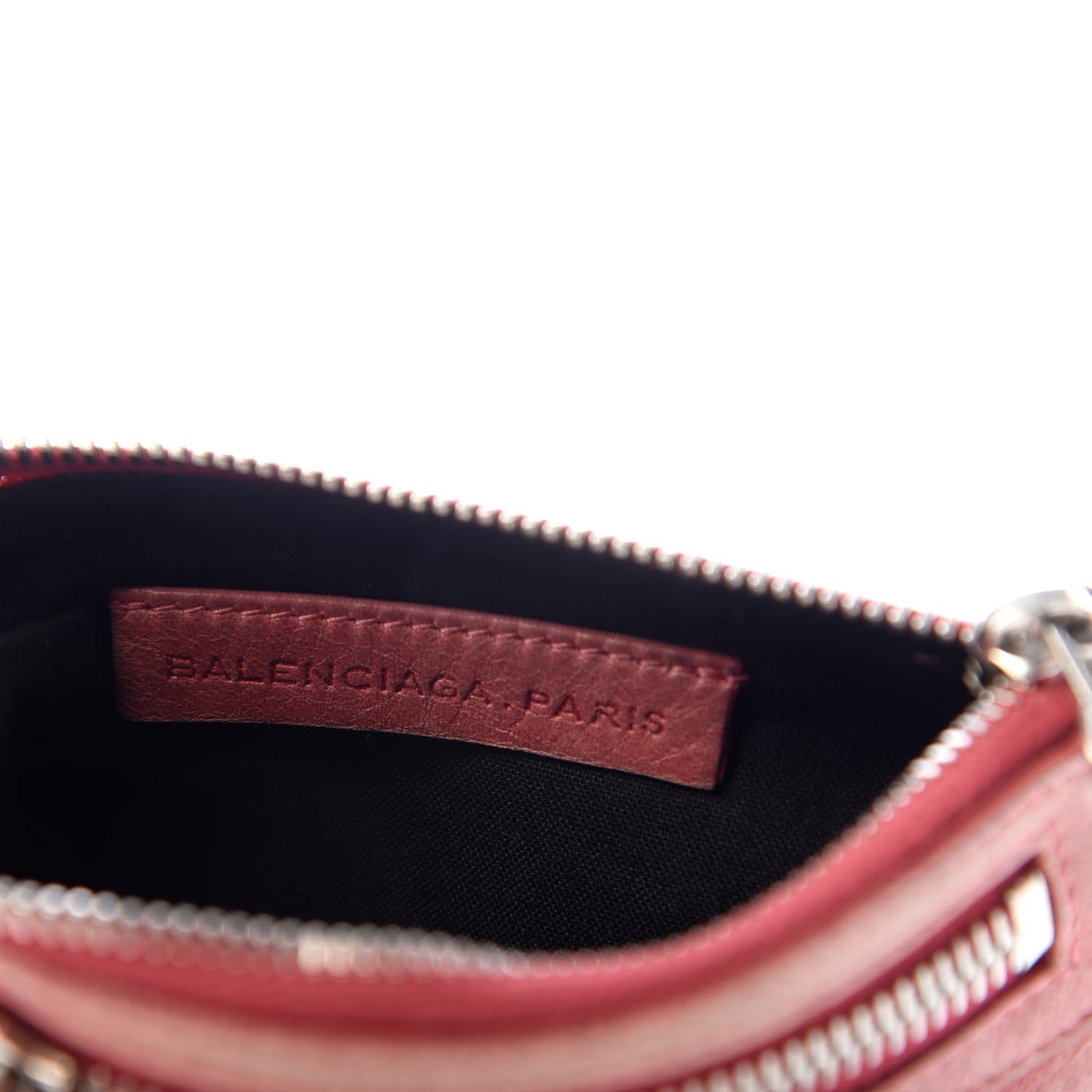 Agneau Giant 12 Silver Hardware M Porte-Monnaie Coin Purse Pivoine