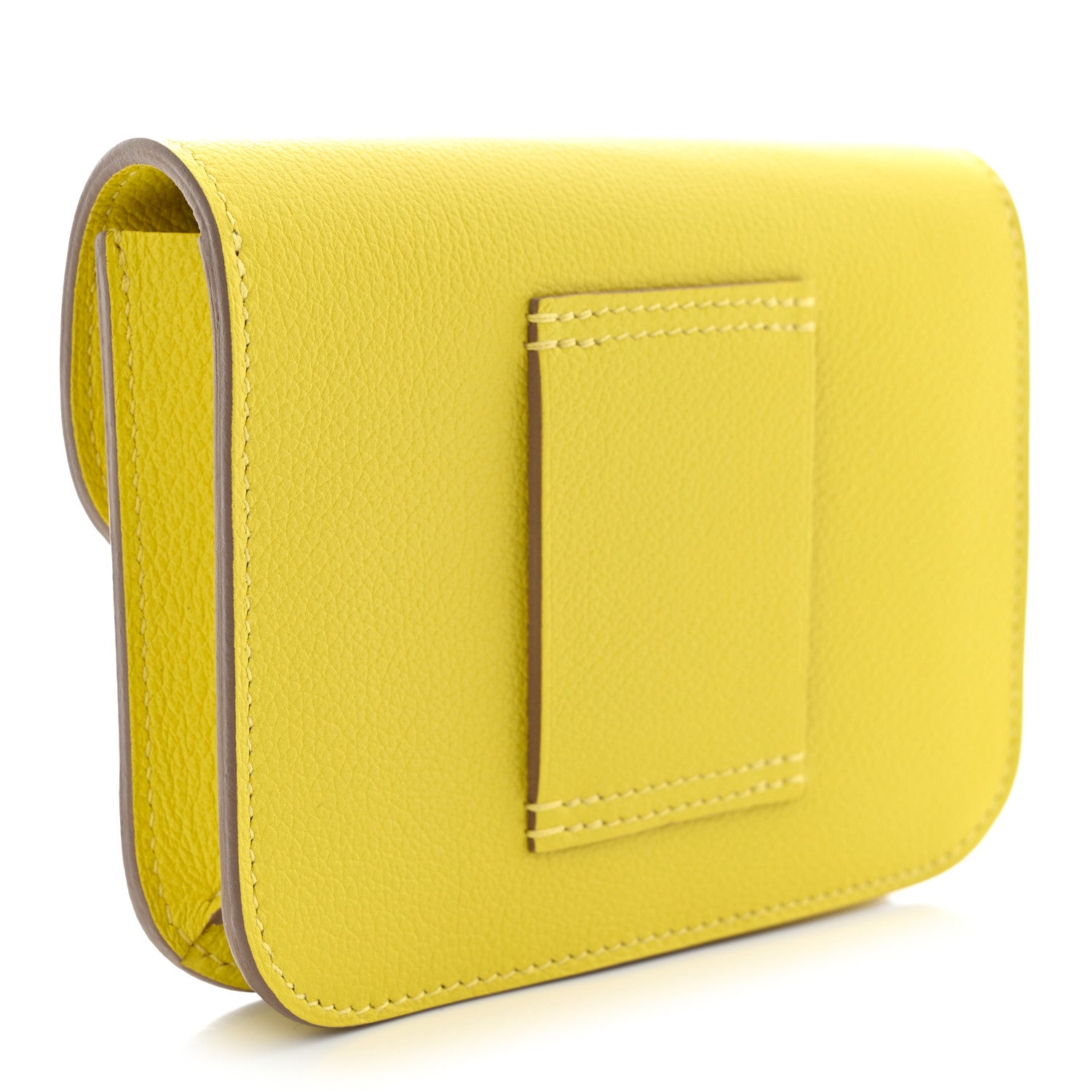 Hermes Evercolor Constance Slim Wallet Lime 4 of 10