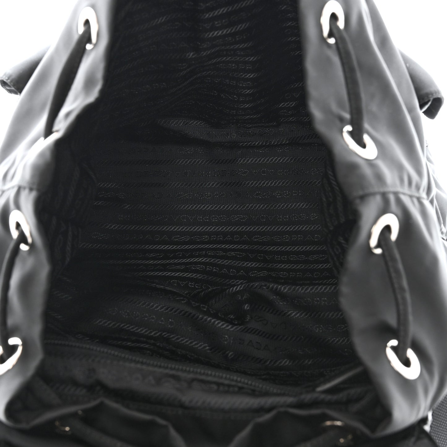 Nylon Vela Medium Backpack Black