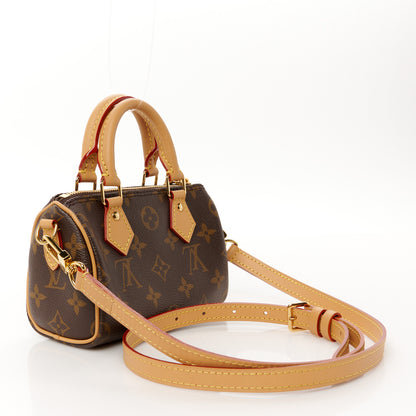 Louis Vuitton Monogram Nano Speedy Bandouliere 3 of 11