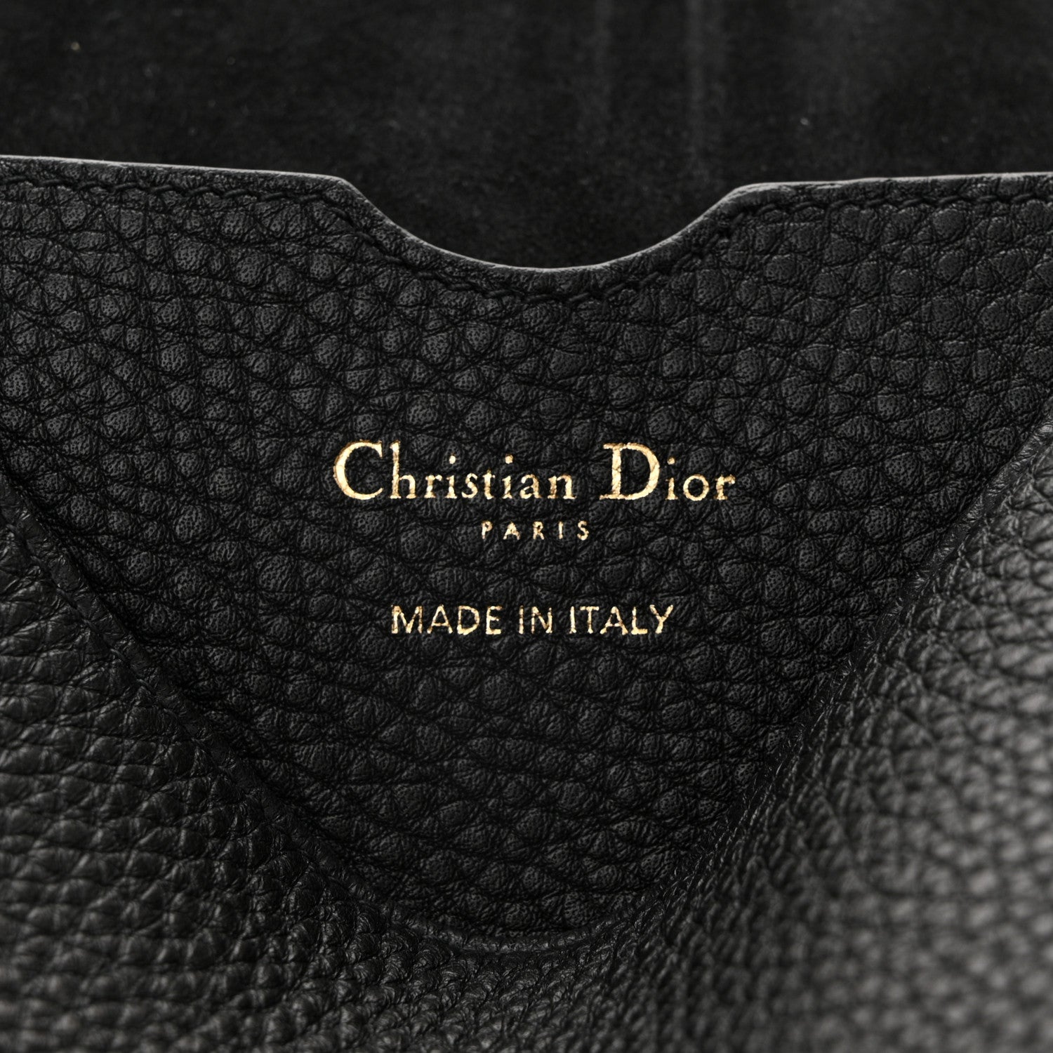 Christian Dior Grained Calfskin Large Bobby Flap Black 6 of 9