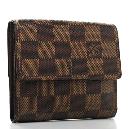 Louis Vuitton Damier Ebene Elise Wallet 2 of 4