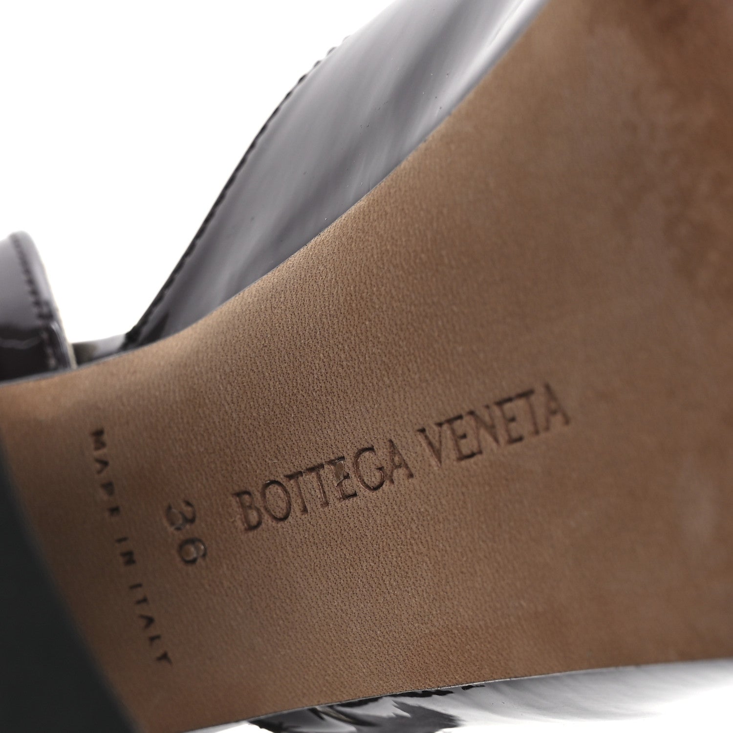 Bottega Veneta Supergloss Patent Tower 40/140mm Platform Pumps 36 Fondant 8 of 10