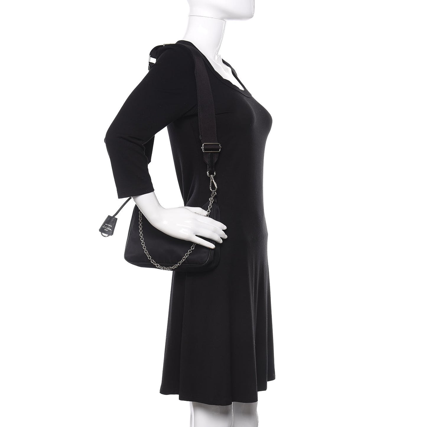 Nylon Re-Edition 2005 Shoulder Bag Black