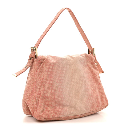 Fendi Denim Mama Baguette Pink 2 of 8