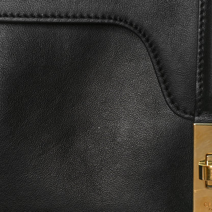 Celine Grained Calfskin Teen Soft 16 Shoulder Bag Black 9 of 10