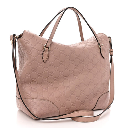 Gucci Guccissima Medium Bree Foldover Tote Soft Pink 3 of 11