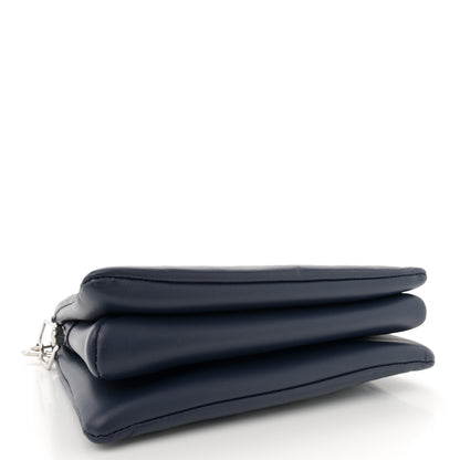 Louis Vuitton Lambskin Embossed Monogram Coussin PM Navy 4 of 9