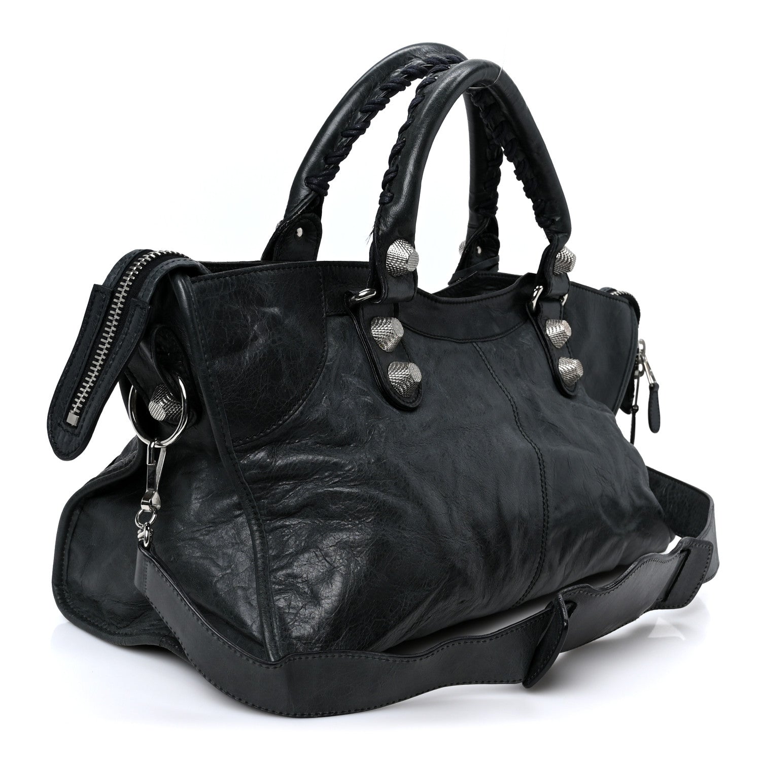 Balenciaga Agneau Giant 21 Silver Hardware Part Time Black 3 of 10