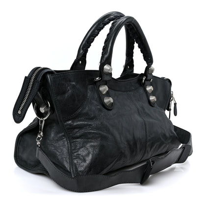 Balenciaga Agneau Giant 21 Silver Hardware Part Time Black 3 of 10
