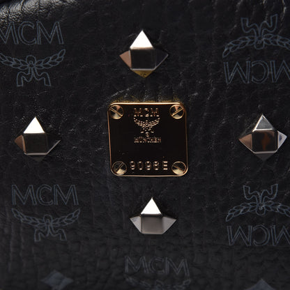 MCM Visetos Studded Medium Stark M Backpack Black 7 of 12