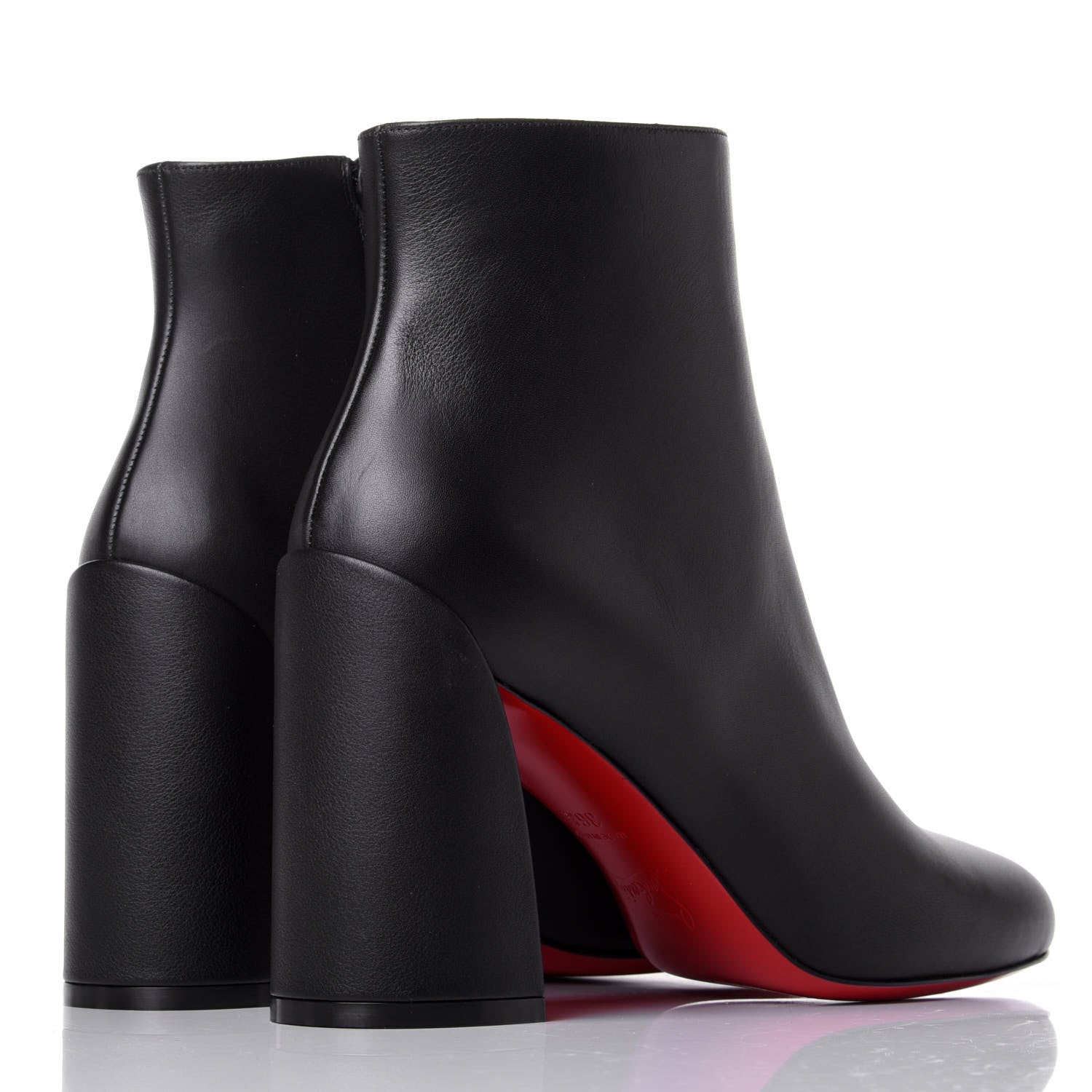 Christian Louboutin Calfskin Turela 85 Ankle Boots 36.5 Black 4 of 10