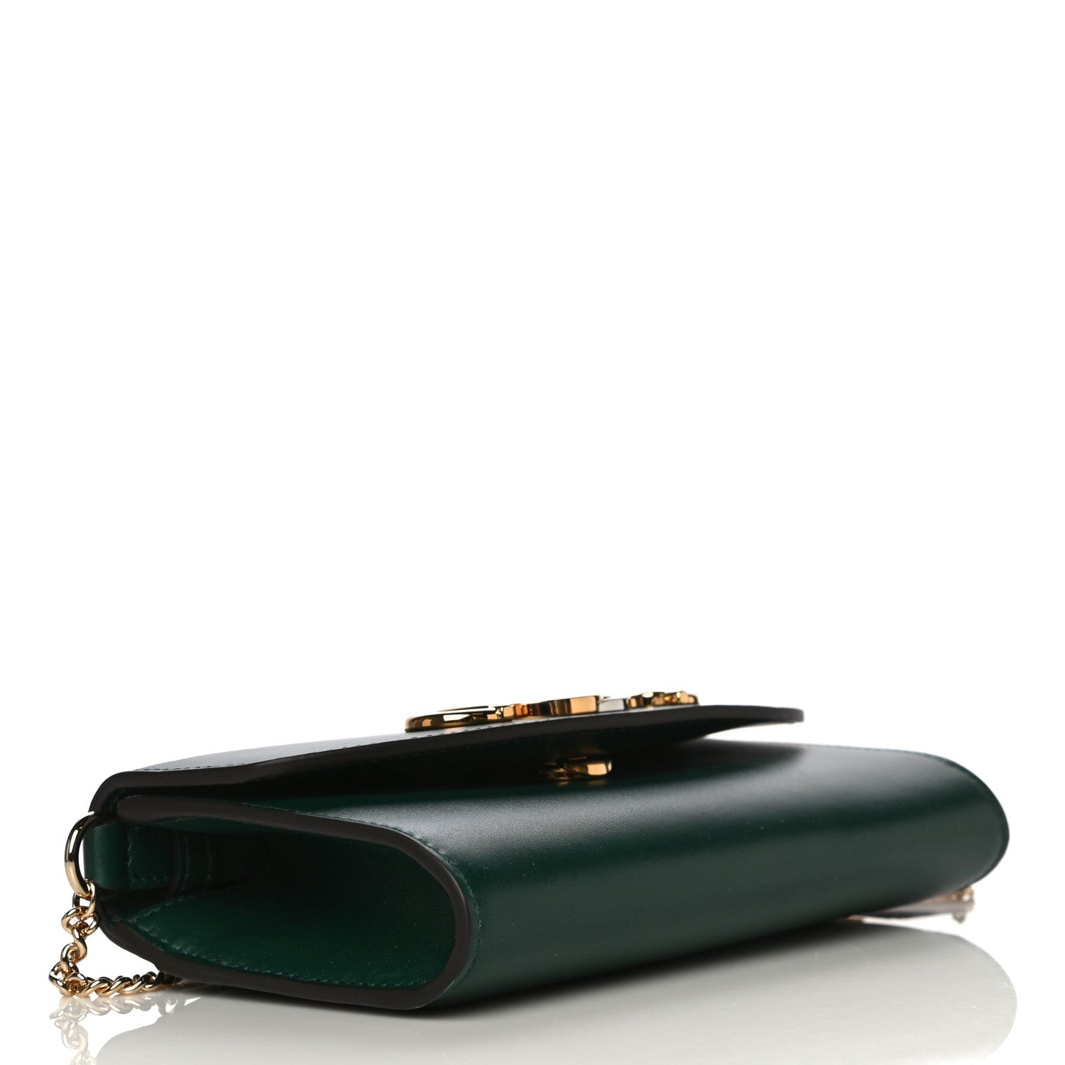 Gucci Smooth Calfskin Mini Zumi Shoulder Bag Vintage Green 4 of 16