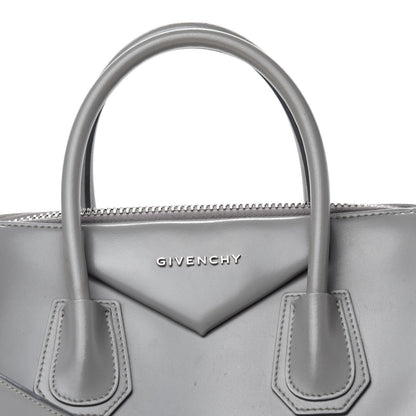 Givenchy Shiny Lord Calfskin Medium Antigona Pearl Grey 14 of 14