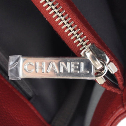 Chanel Caviar Grand Shopping Tote GST Red 11 of 11
