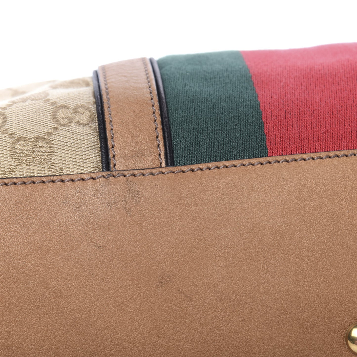 Monogram Web Medium Rania Top Handle Bag Sand