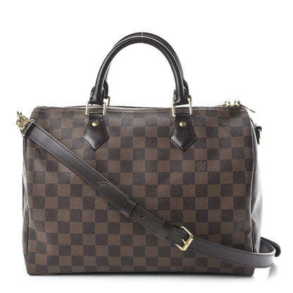 Louis Vuitton Damier Ebene Speedy Bandouliere 30 1 of 10