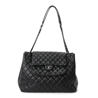 Chanel Caviar Quilted Flap Tote Black 1 of 10
