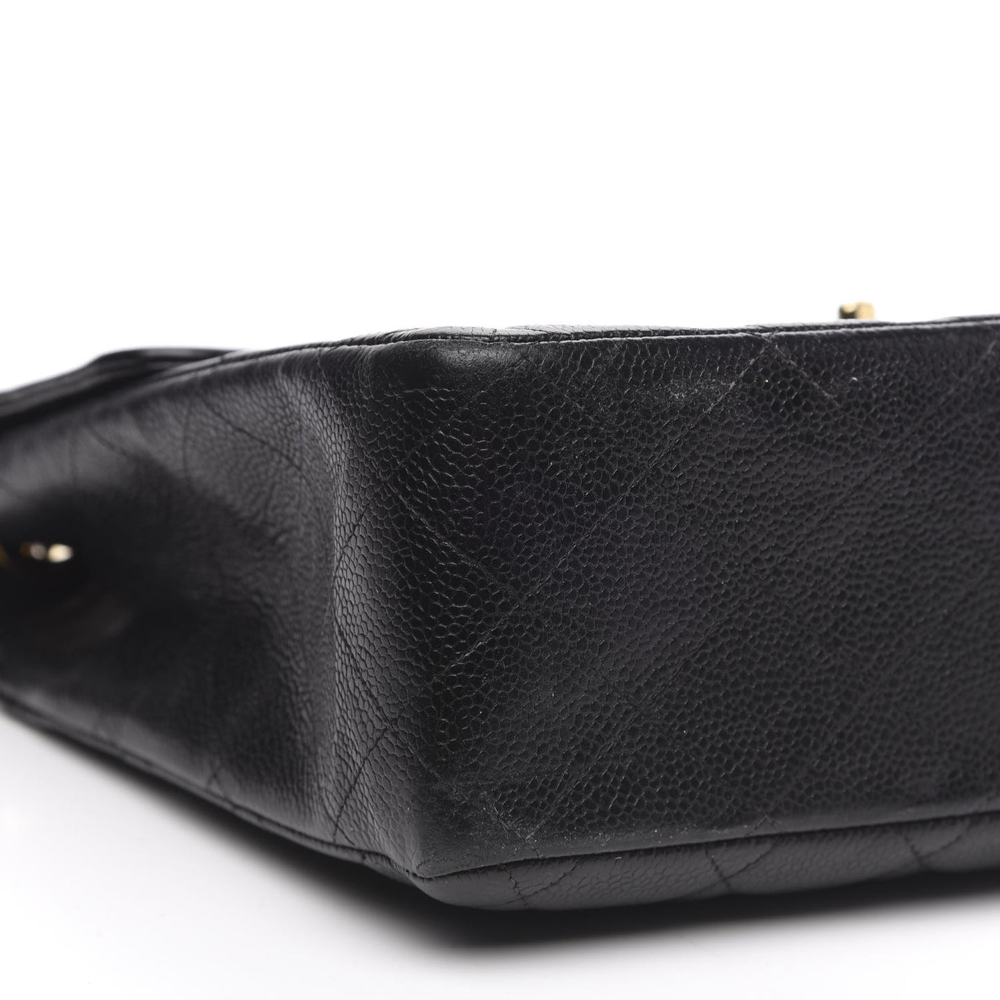Caviar Jumbo Single Flap Black