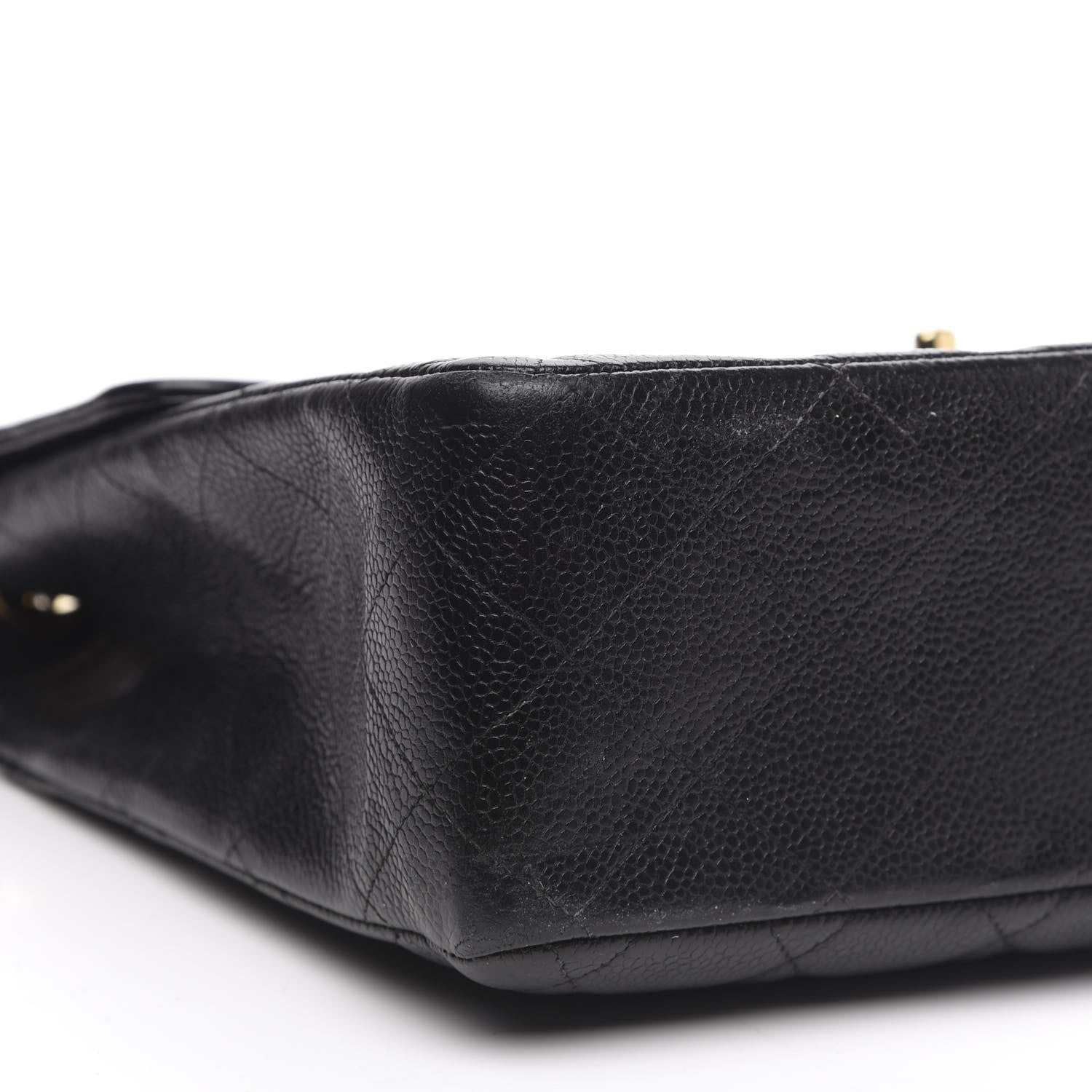 Chanel Caviar Jumbo Single Flap Black 8 of 14