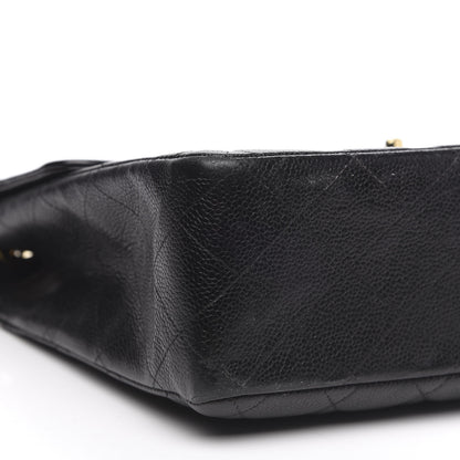 Chanel Caviar Jumbo Single Flap Black 8 of 14