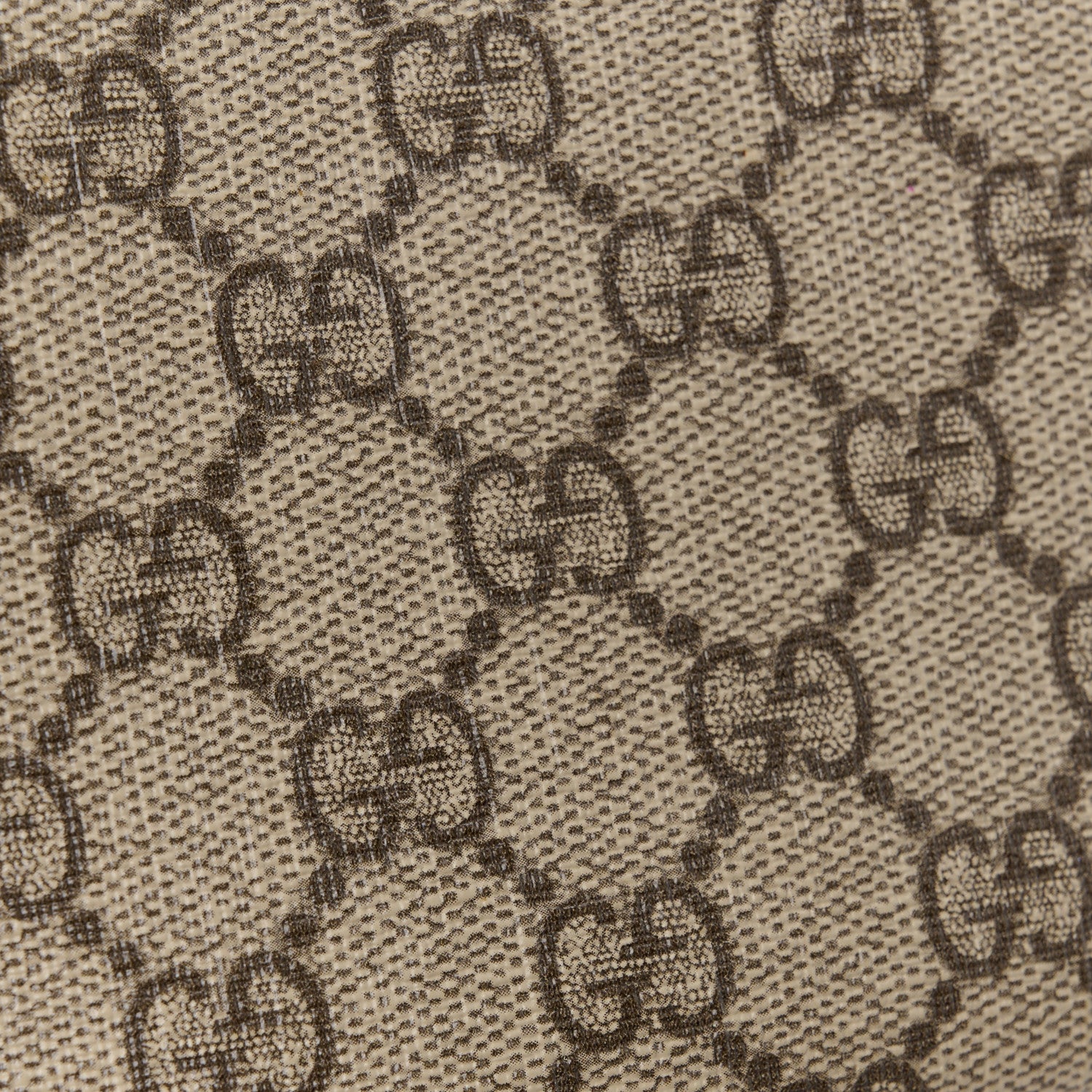 Gucci GG Supreme Monogram Textured Calfskin Web Large Ophidia Cosmetic Case Beige Ebony New Acero 11 of 11