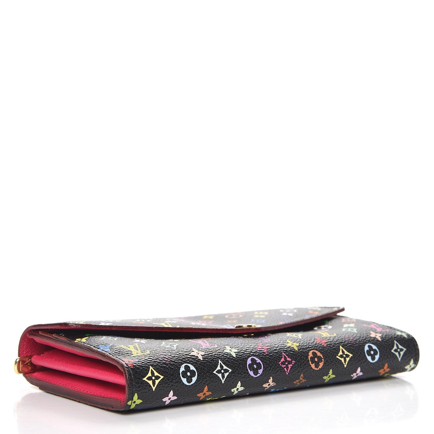 Louis Vuitton Monogram Multicolor Sarah Wallet NM Black Grenade 4 of 8