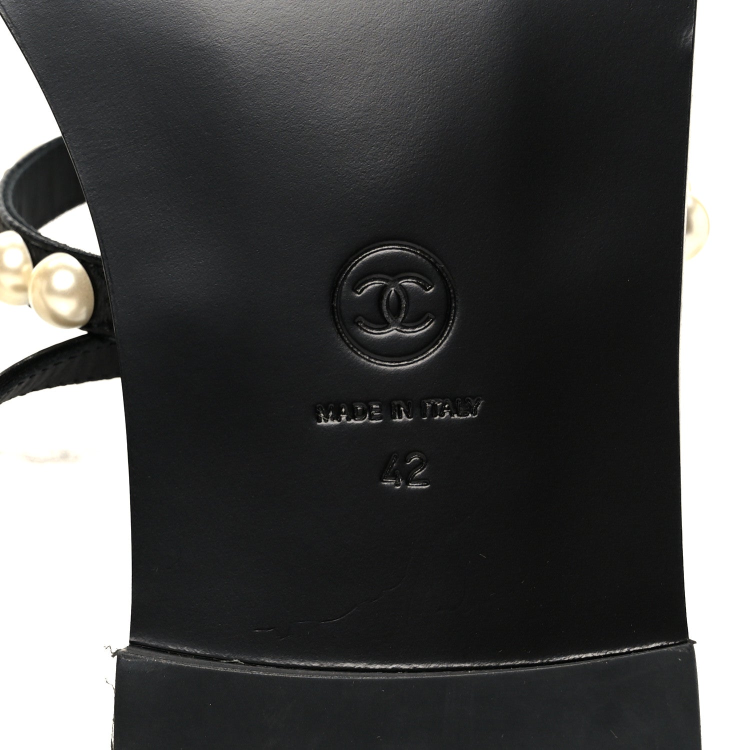 Chanel Silk Satin Quilted Chain Sandals 35 Black 42 Black 8 of 10