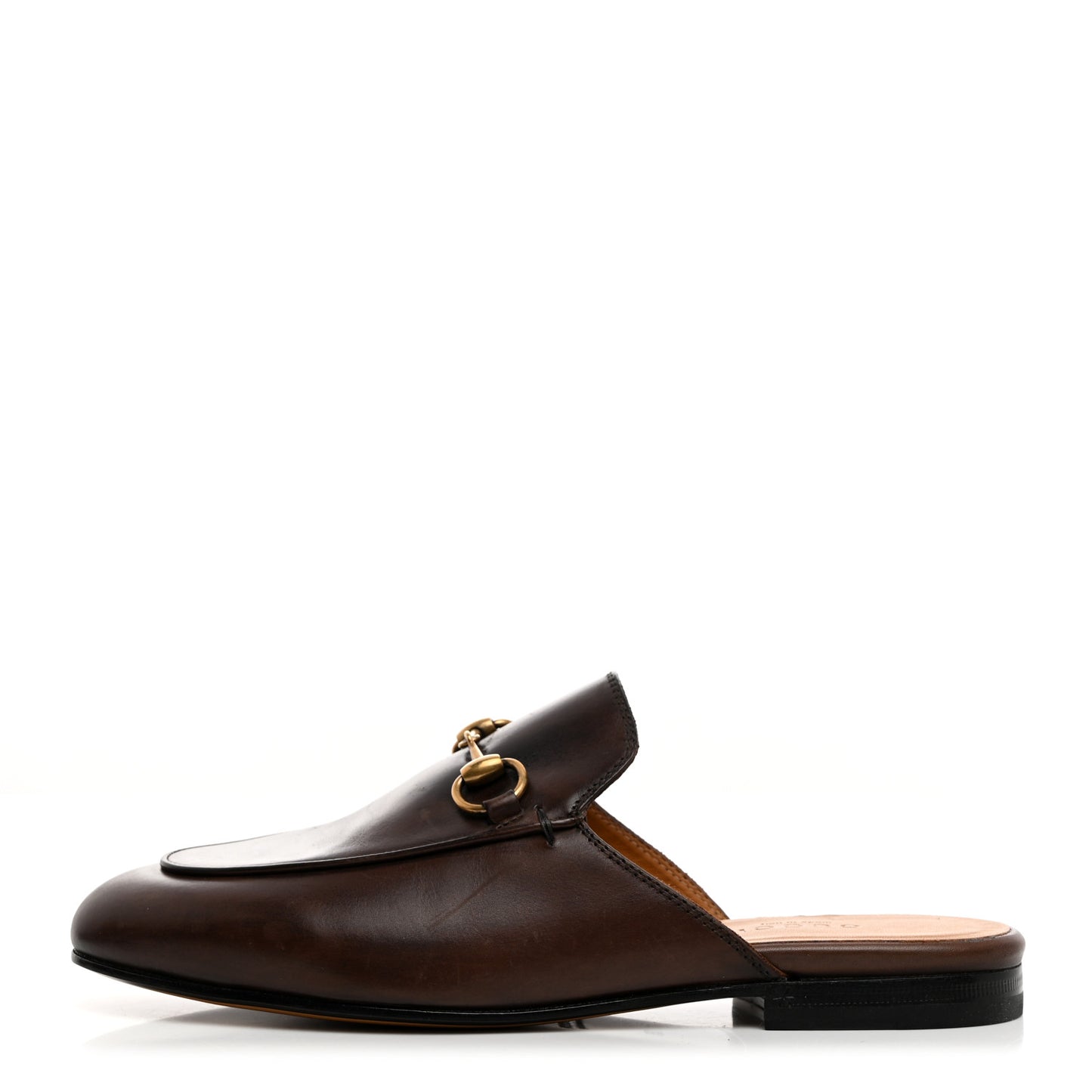 Calfskin Womens Princetown Slippers 35 Brown
