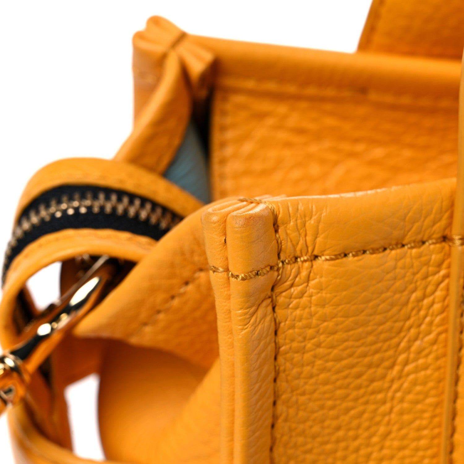 Marc Jacobs Grained Calfskin Small The Tote Bag Artisan Gold 18 of 22