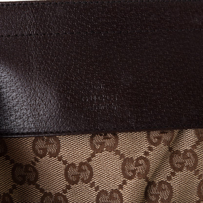 Gucci GG Monogram Double Pocket Belt Bag Dark Brown 8 of 9