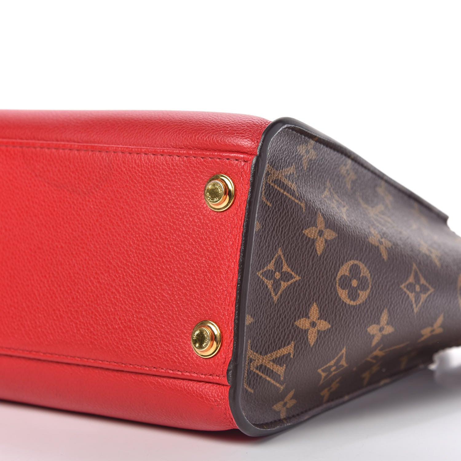 Louis Vuitton Calfskin Monogram On My Side Pirate Red 7 of 11
