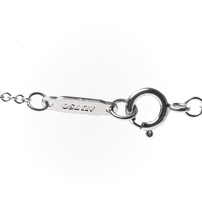 Tiffany 18K White Gold Diamond Medium Cross Pendant Necklace 4 of 5