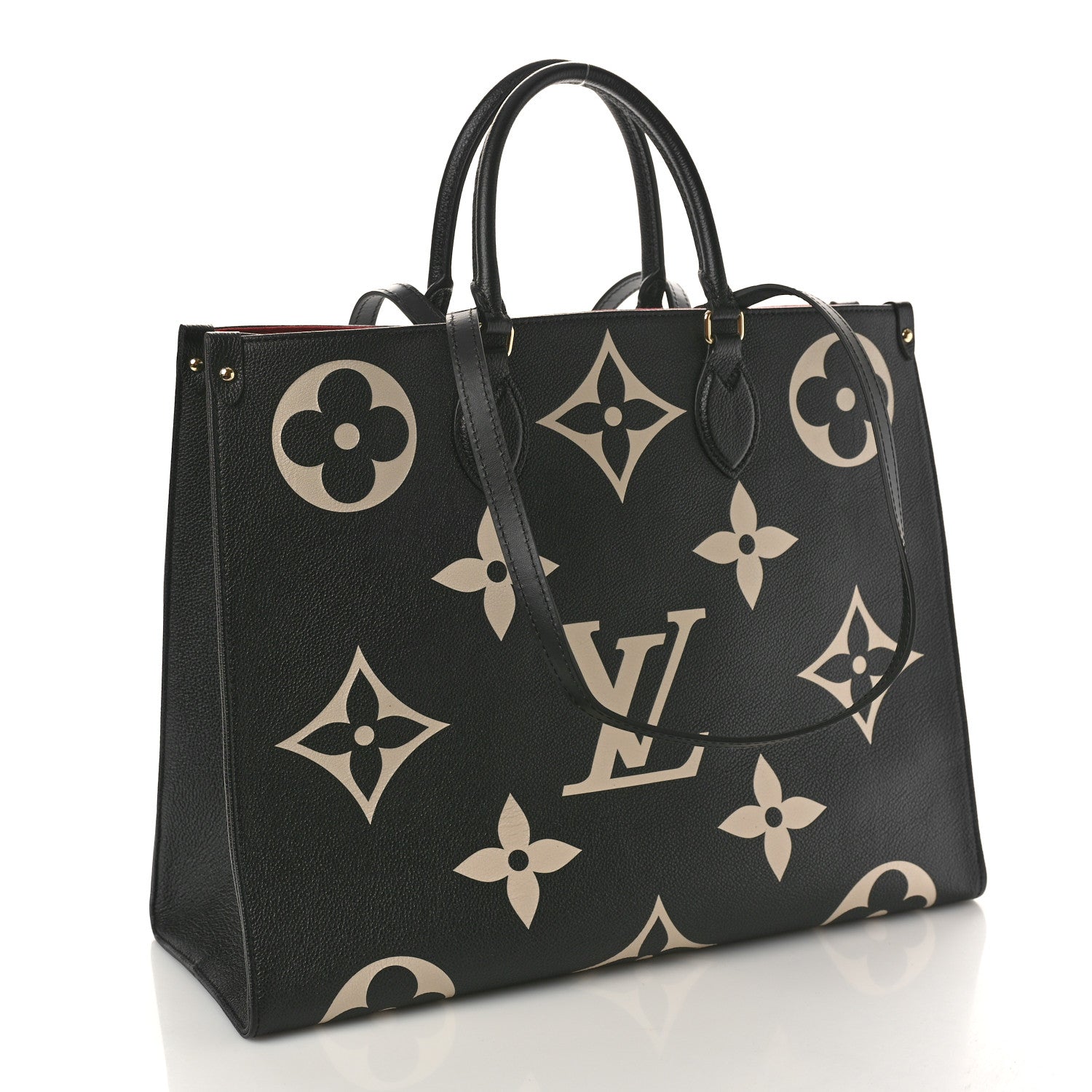 Louis Vuitton Empreinte Monogram Giant Onthego GM Black Beige 3 of 9