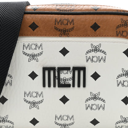 MCM Visetos Mix Small Klassik Crossbody White 8 of 10