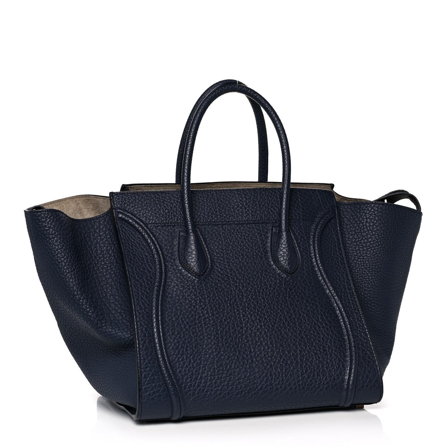 Bullhide Calfskin Medium Phantom Luggage Navy Blue