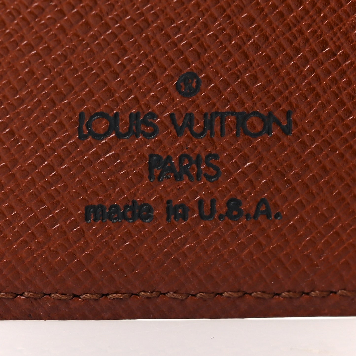 Monogram Mini Agenda Cover w Pencil