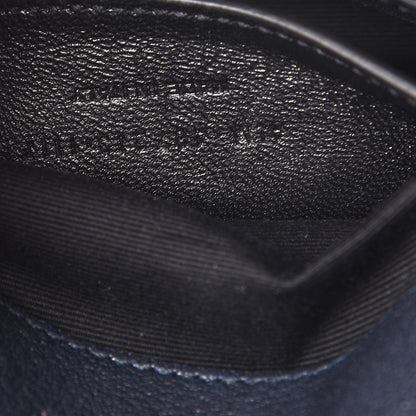 Saint Laurent Sheepskin Matelasse Chevron Monogram Medium College Bag Deep Marine 8 of 9