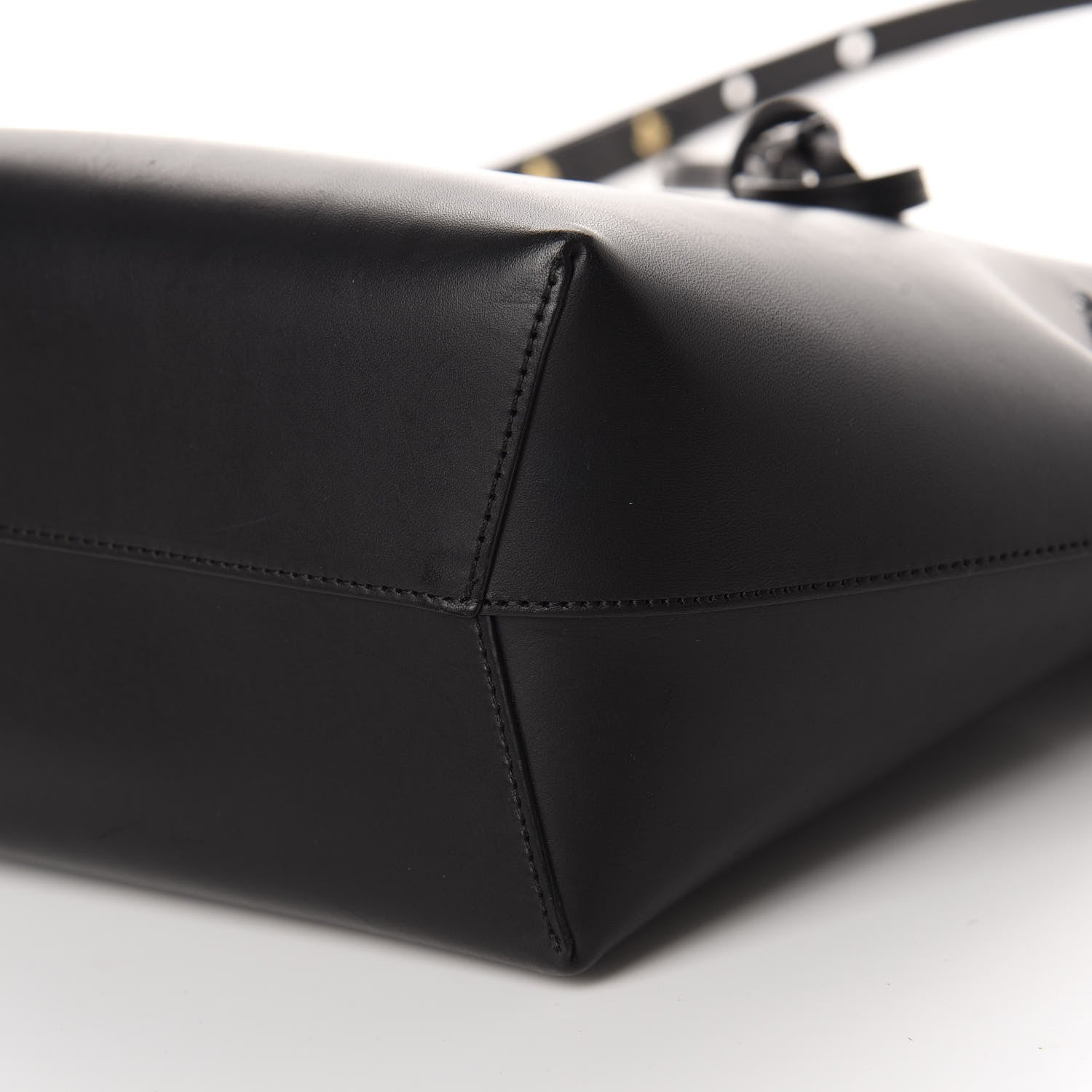 Mansur Gavriel Calfskin Mini Bucket Bag Black Flamma 6 of 20