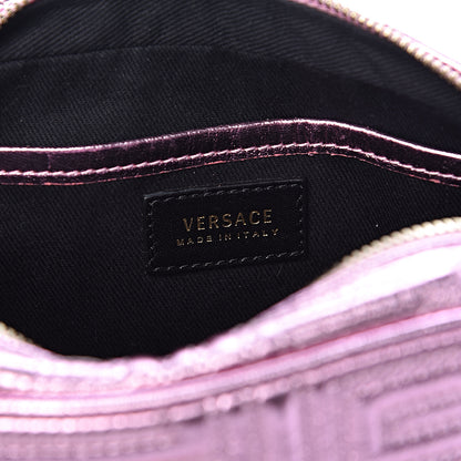 Versace Metallic Nappa Quilted Icon Camera Bag Rosa 6 of 9