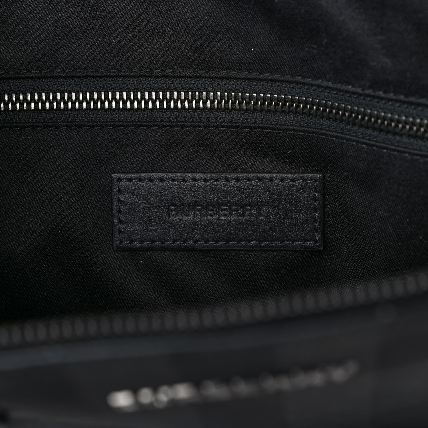 Burberry E-Canvas Check Stirling Tote Charcoal 6 of 10
