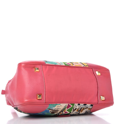 Prada Canapa Semitracolla St Venez Tote Giada Peonia 4 of 13