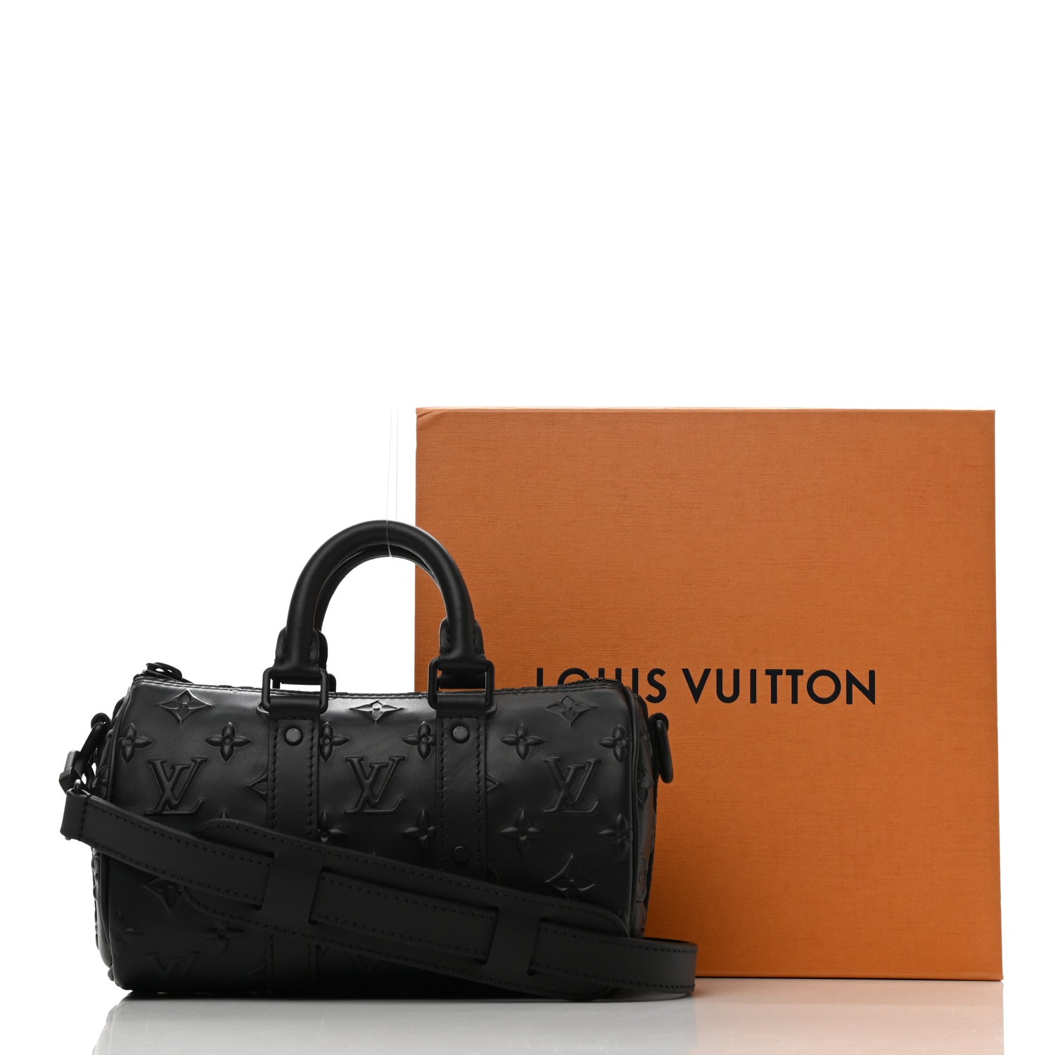 Louis Vuitton Monogram Seal Keepall XS Black 10 of 10