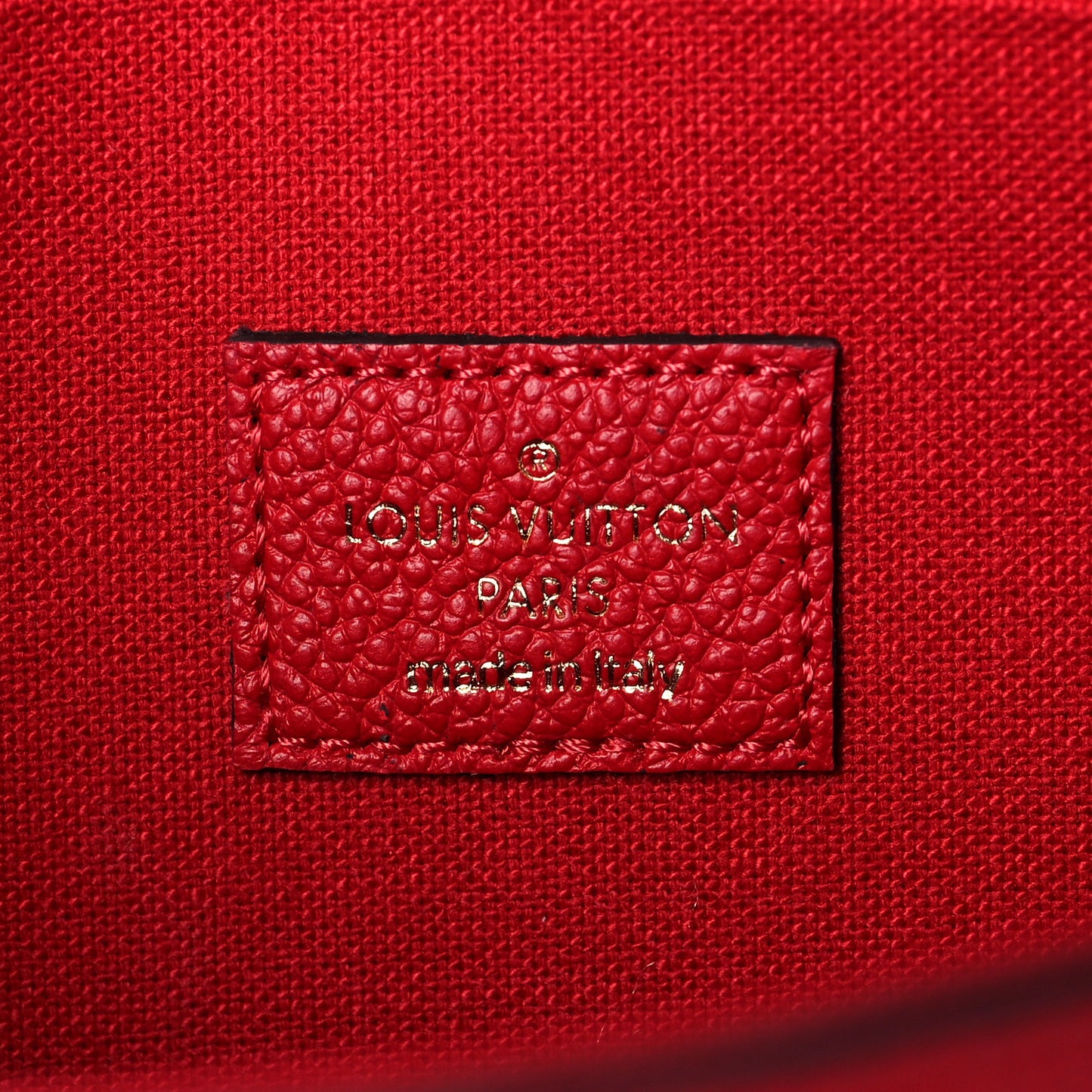 Empreinte Pochette Felicie Chain Wallet Scarlet