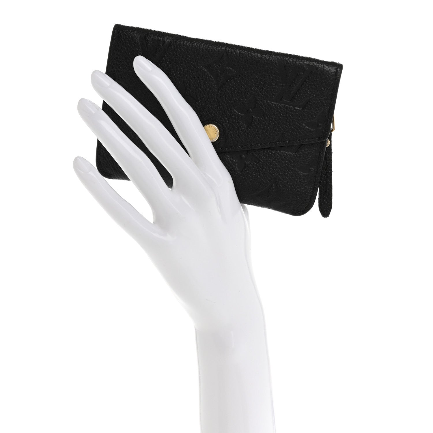 Louis Vuitton Empreinte Key Pouch Black 2 of 12